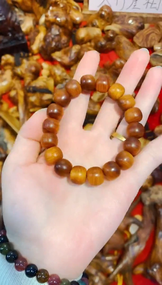 柏木（崖柏）福老12单条北太行崖柏手把件手串