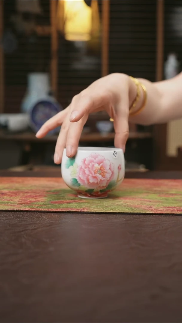 杯景德镇陶瓷杯碗柴烧多人