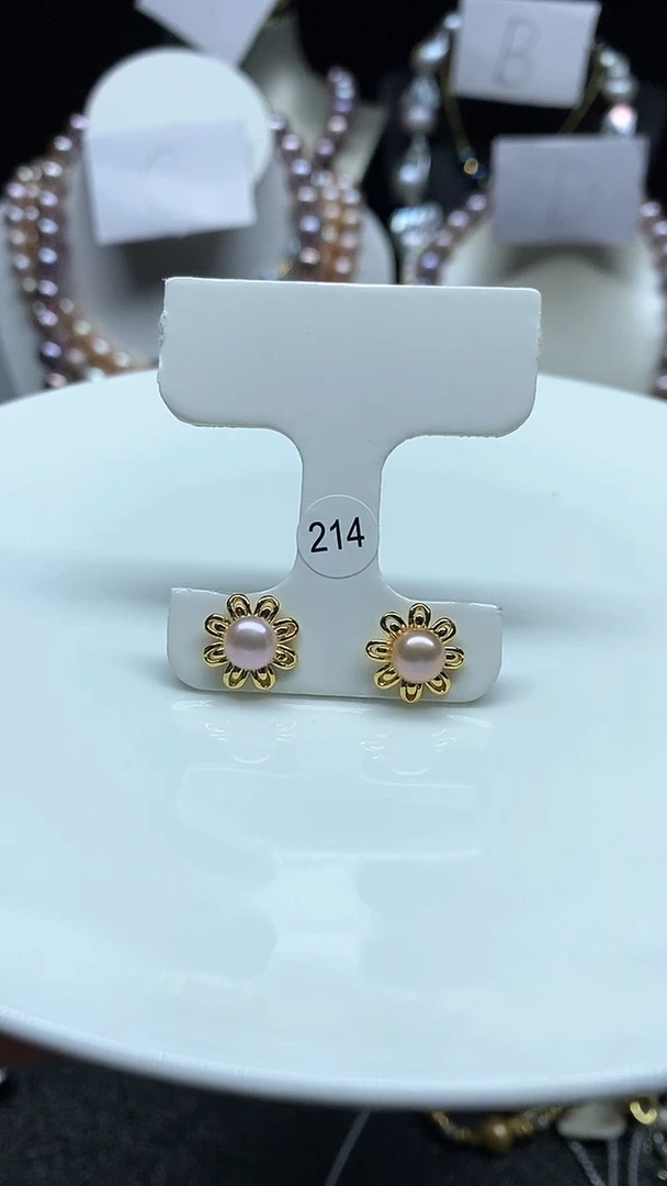 【闪购商品】淡水珍珠耳饰未镶嵌多人