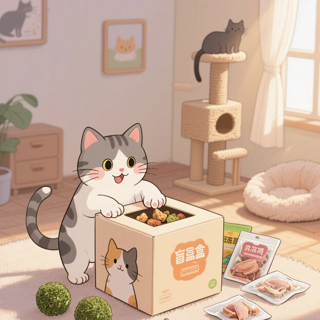 【霹雳专属】猫猫快乐盒