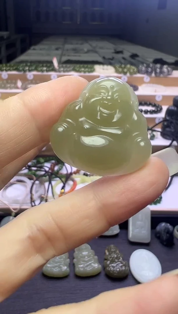 颈饰未镶嵌和田玉96号链接卡28*28*6mm