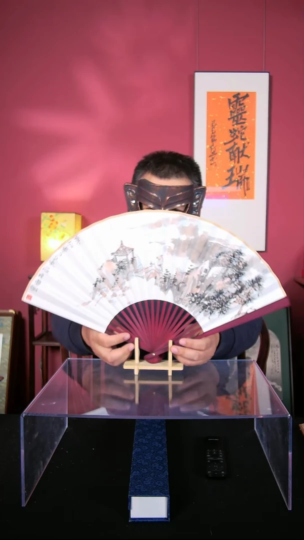 国画一画庐杜大江书画双面折扇