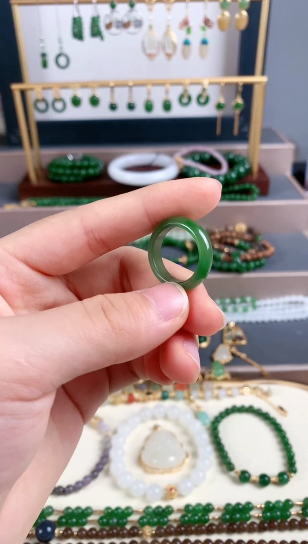 未镶嵌戒指和田玉备注圈口