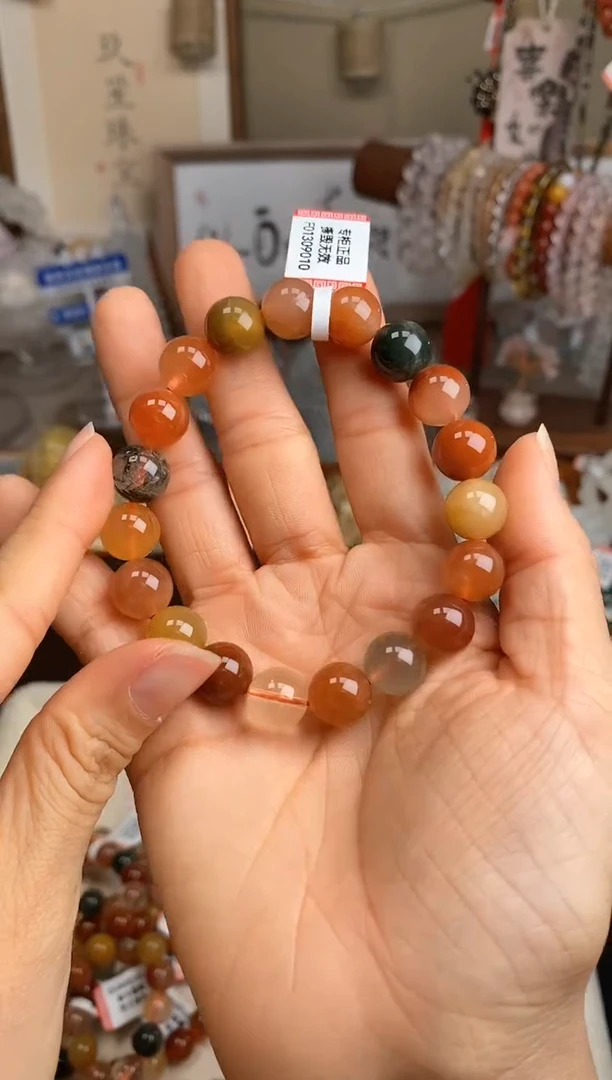 【闪购商品】水晶手链未镶嵌10m福禄寿彩兔毛