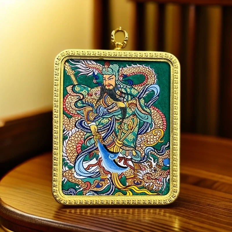 关羽唐卡热贡纯手绘