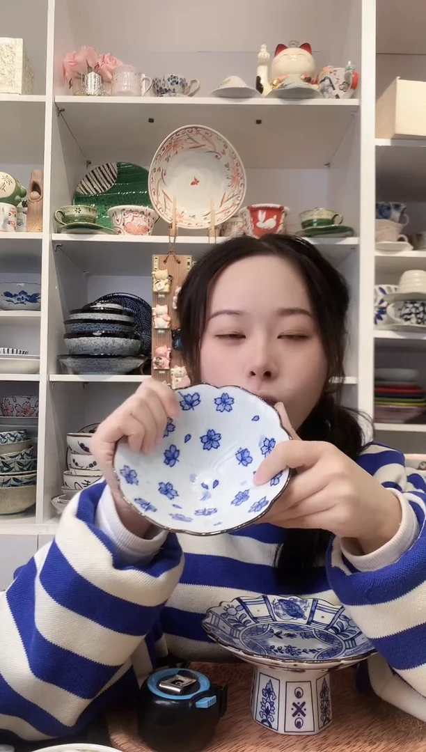 陶瓷【微瑕】寿山花朵小钵