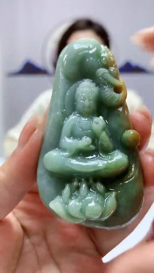 【闪购商品】定制翡翠未镶嵌4829ms-毛货226观音