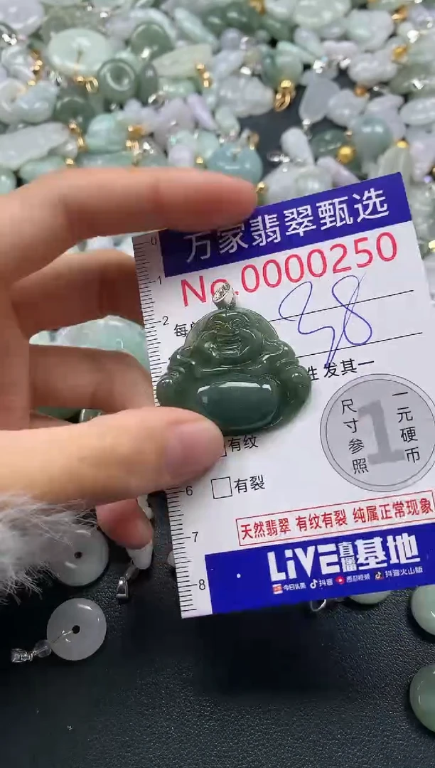 吊坠(不含链)未镶嵌翡翠0250