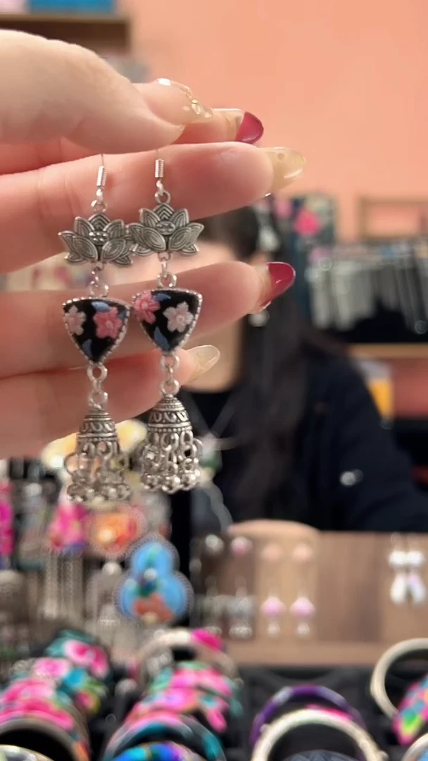 织绣艺枝独绣手工饰品96