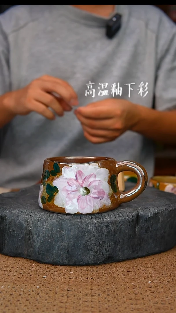 釉下彩166手工高温陶瓷