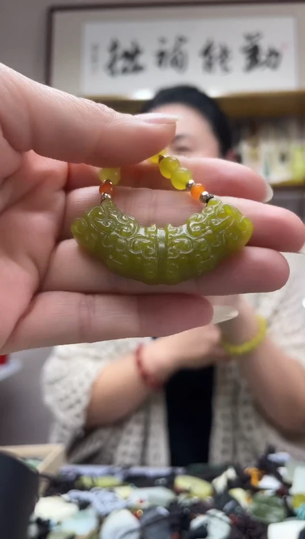 未镶嵌岫玉吊坠多样性发货*拍一发一