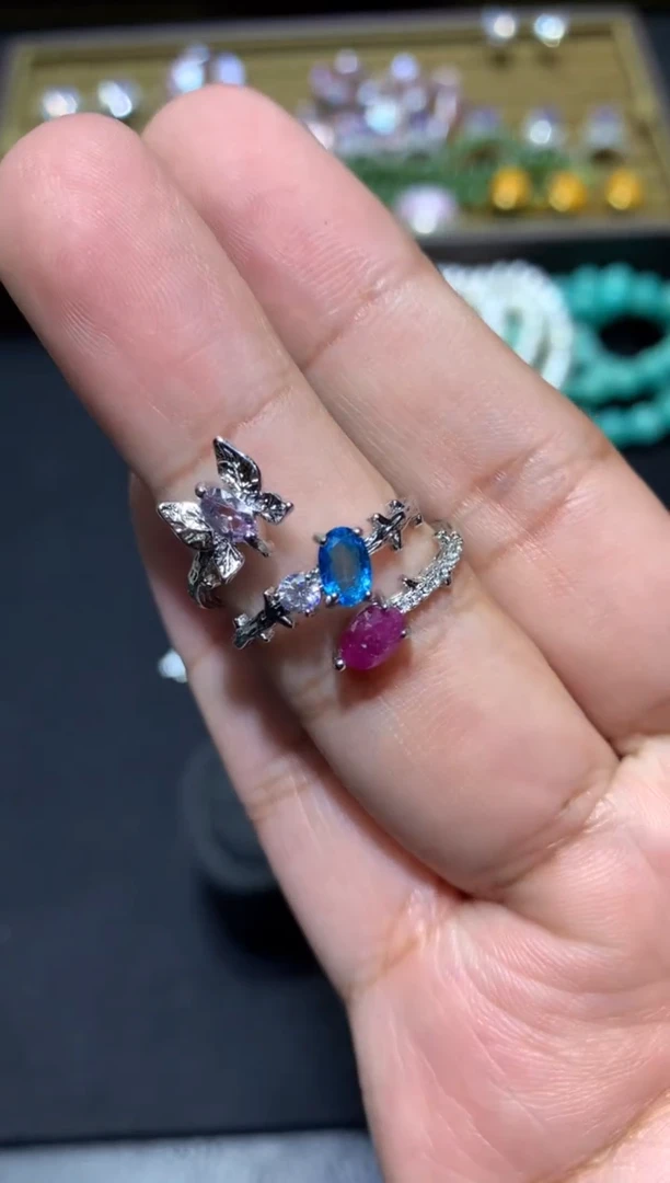 未镶嵌戒指红宝石G48【多样性发其一】