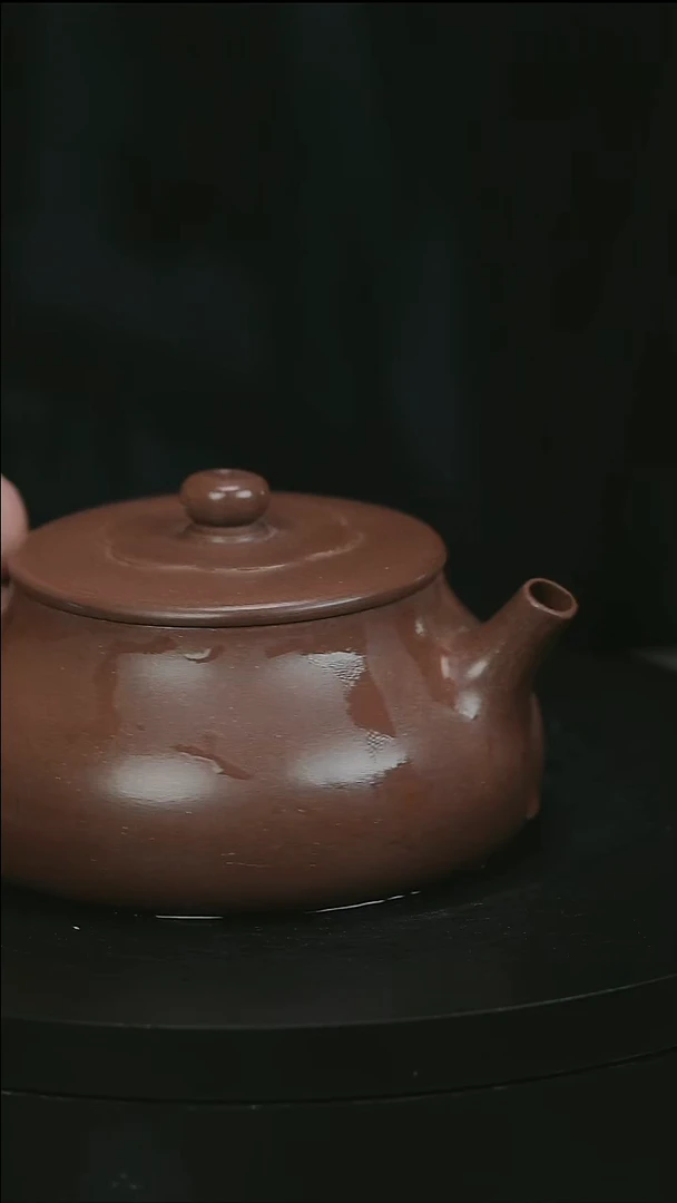 茶壶紫砂好*特H1561范菊芳紫泥静乐