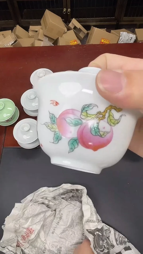 陶瓷茶具临时链接瓷盖碗