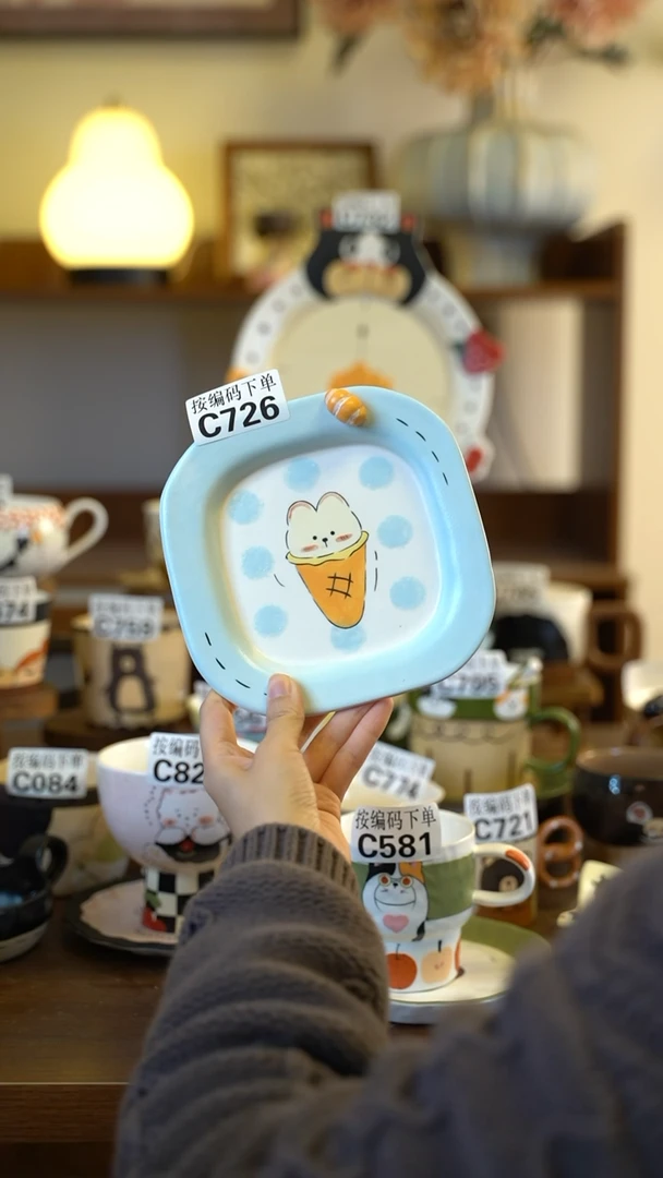 摆件陶C726 阿满屋手工手作陶瓷