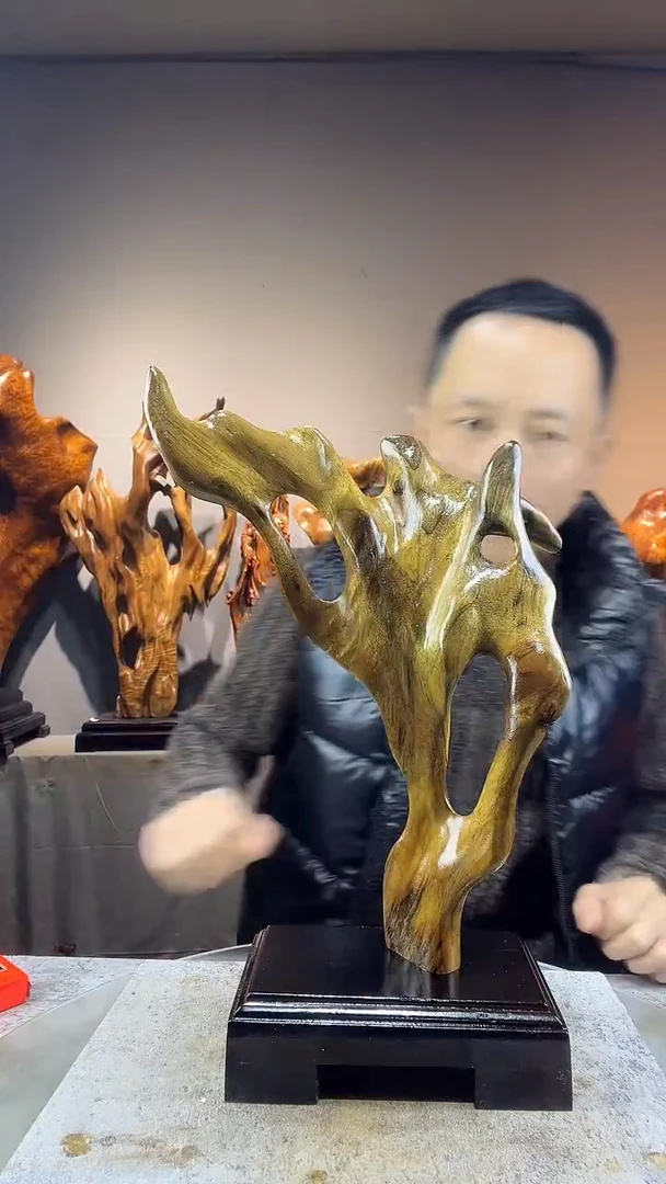 金丝楠面*小叶桢楠随行摆件1