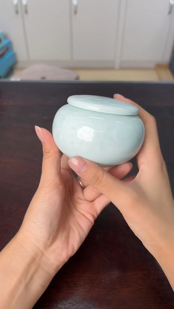 龙泉云间青瓷小米茶器