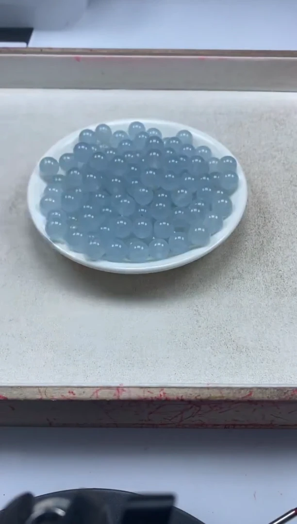 【闪购商品】玛瑙/玉髓颈饰未镶嵌w790冰川蓝玛瑙10mm*20颗