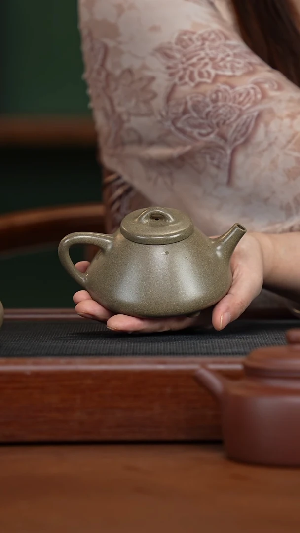 茶壶紫砂至纯青段子冶石瓢