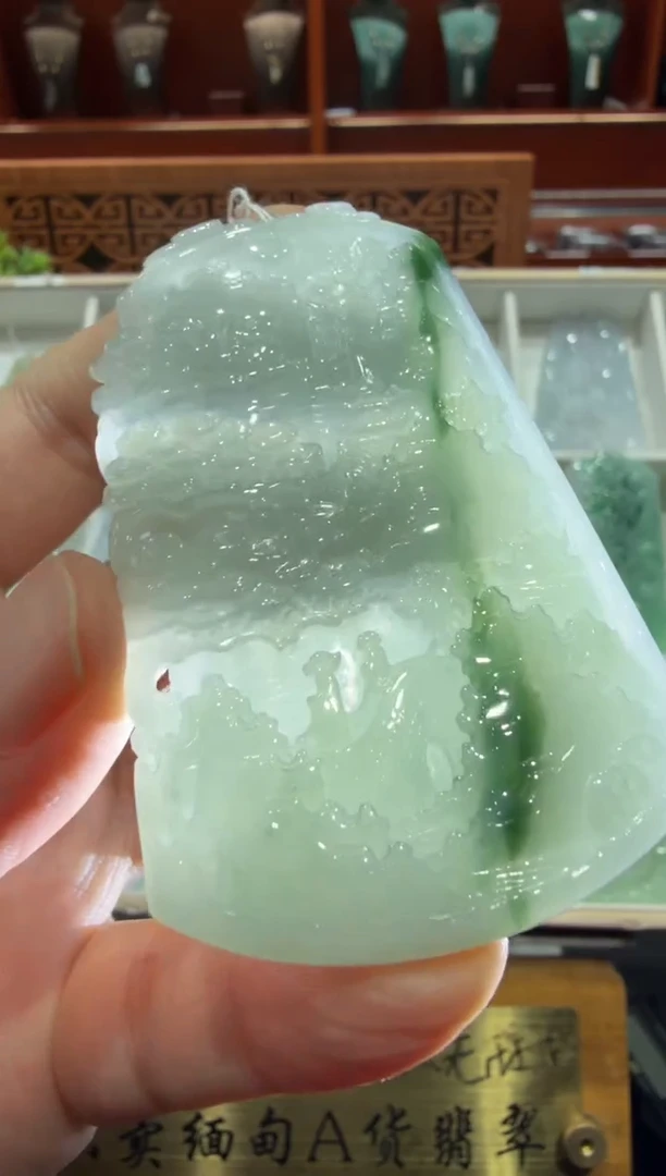 未镶嵌挂件翡翠A货翡翠多样性孤品