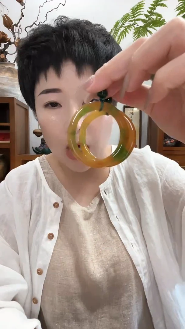 翡翠合金吊坠(赠链)689