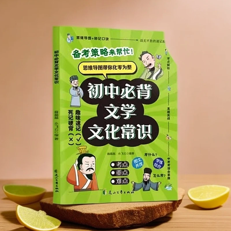 初中必背文学文化常识初中思维导图基础知识手册书籍LXH