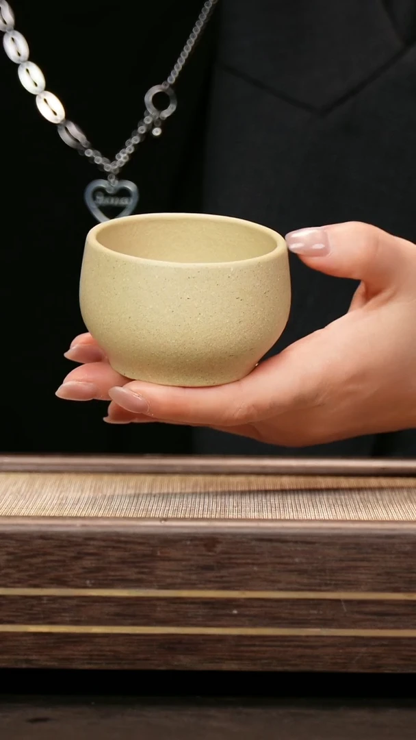 茶壶紫砂本山绿泥  金箔杯