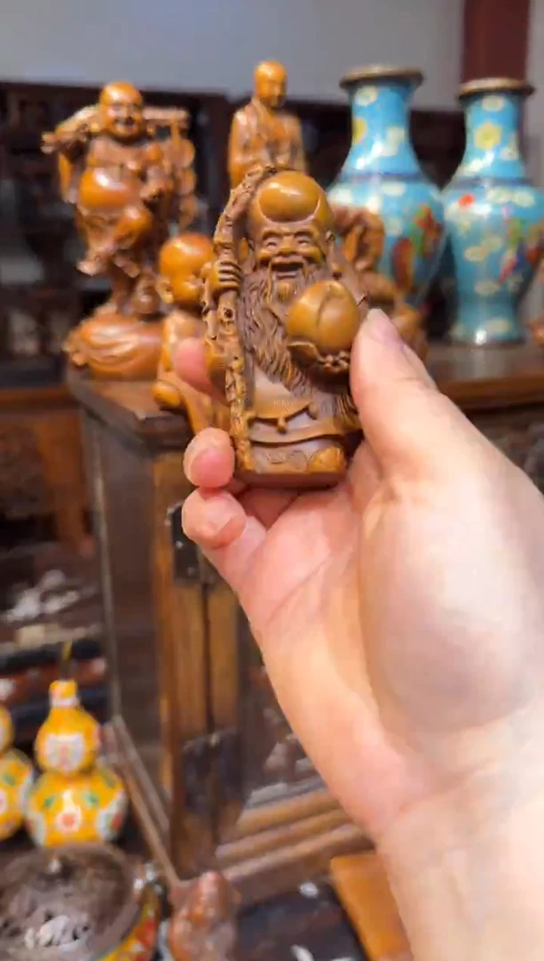 木木头款黄杨寿星公80