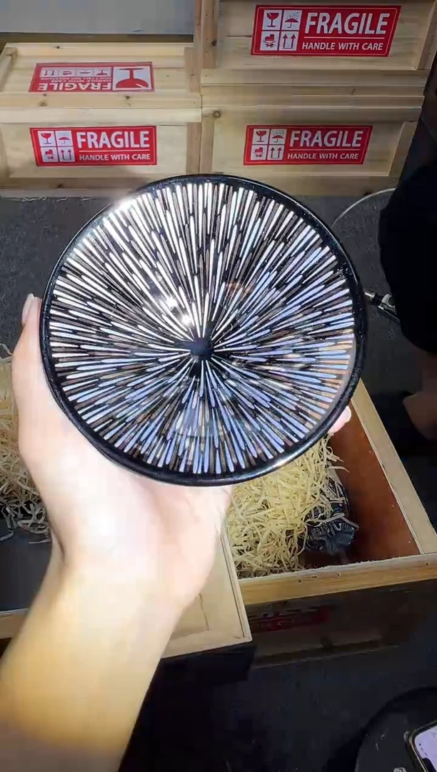 茶盏乌上银针 建窑建盏主人杯