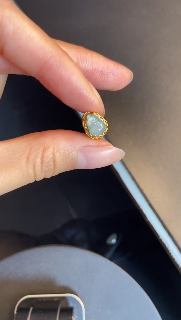 吊坠(不含链)银S925镶嵌翡翠1