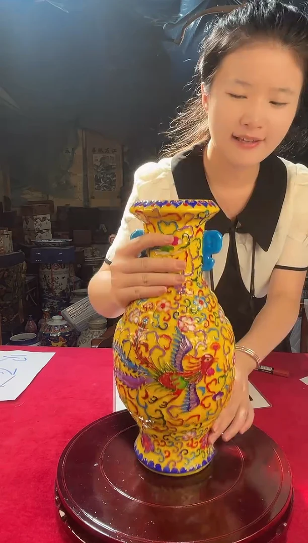 摆件K189青花龙纹斗笠杯