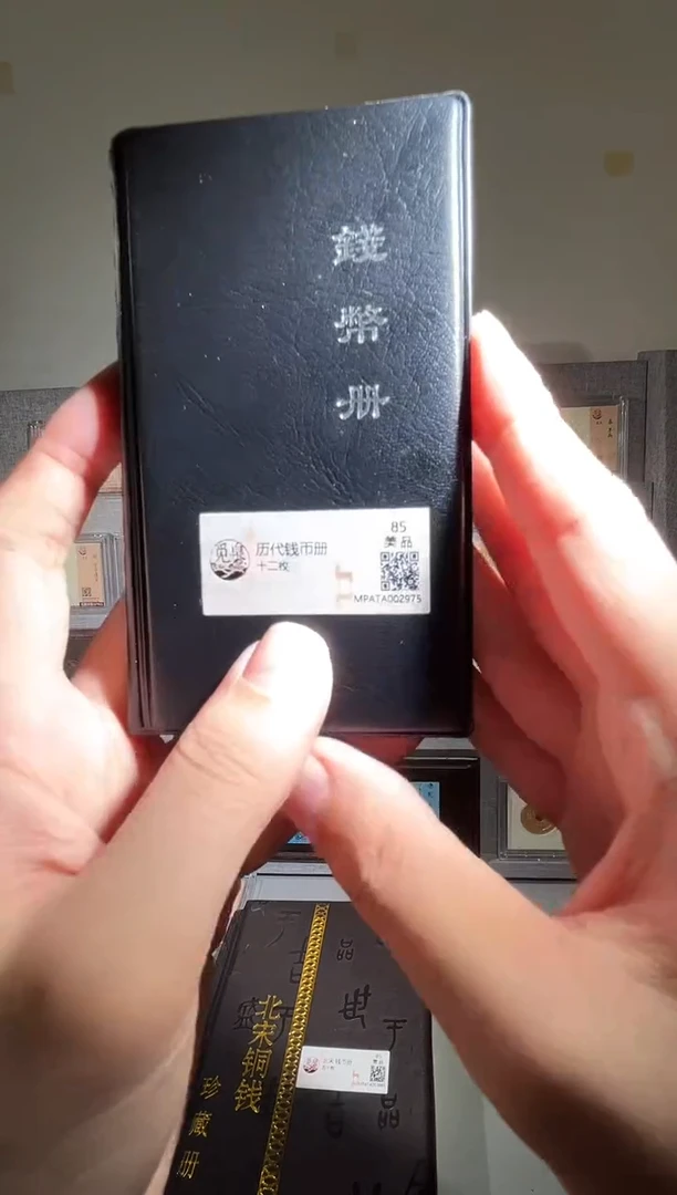 铜带评级 历代 钱币册共12枚
