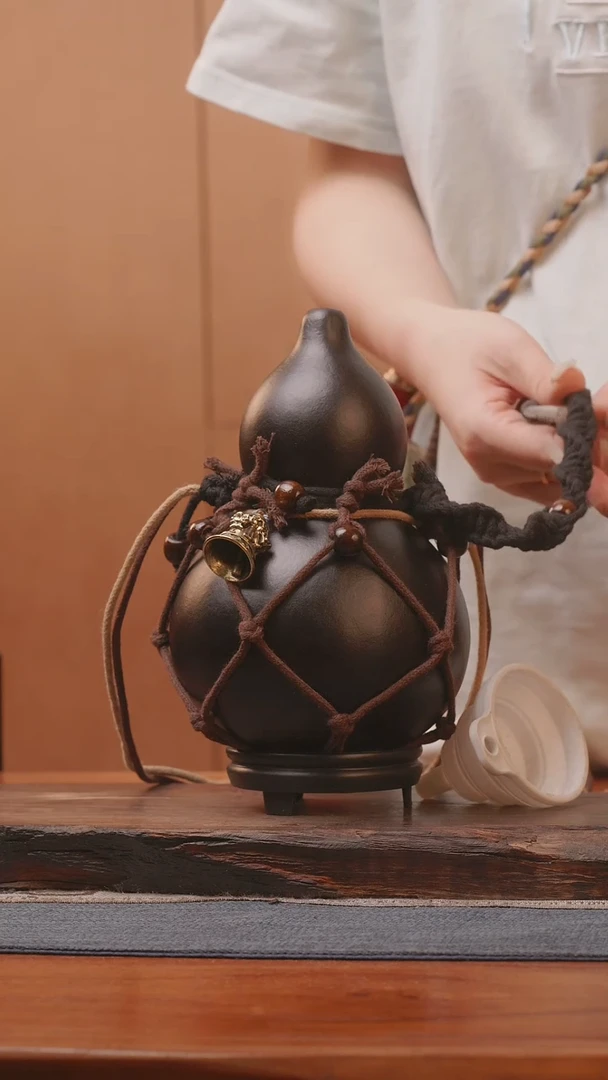 1786号精品大漆葫芦防腐防渗装水茶酒