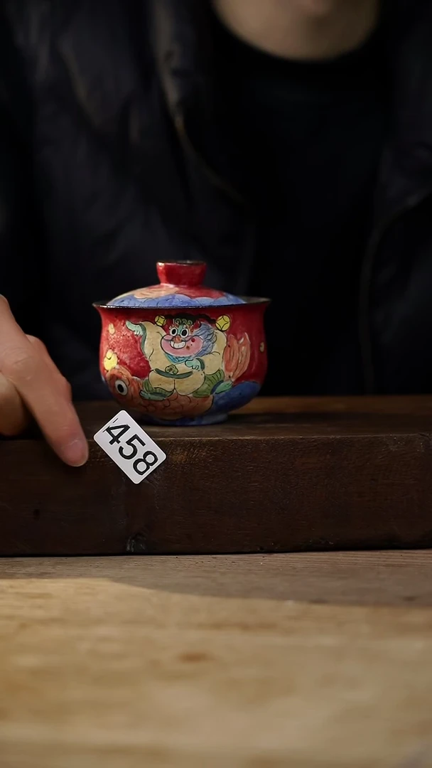 瓷片设计师手作！！！落单设计师福利！！盖碗