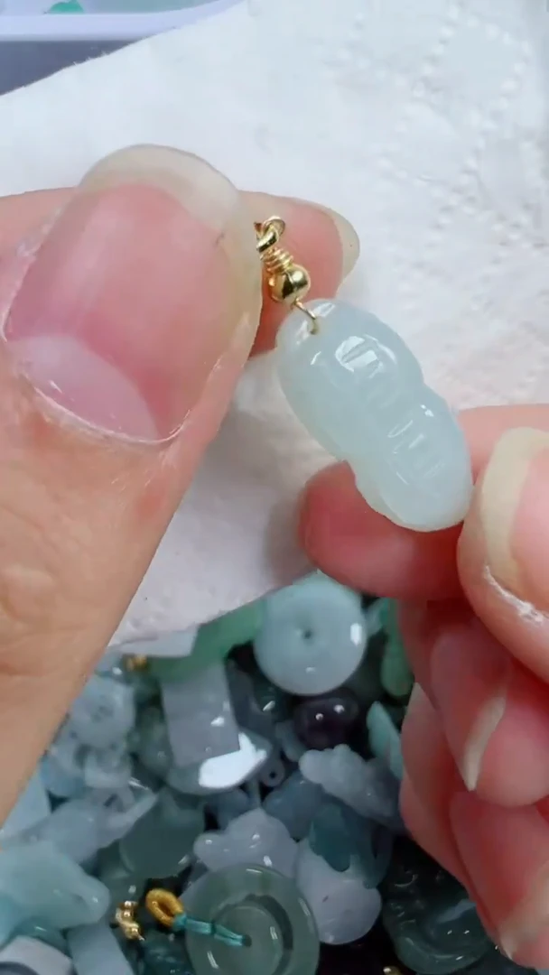 散珠翡翠275号链接，A货翡翠