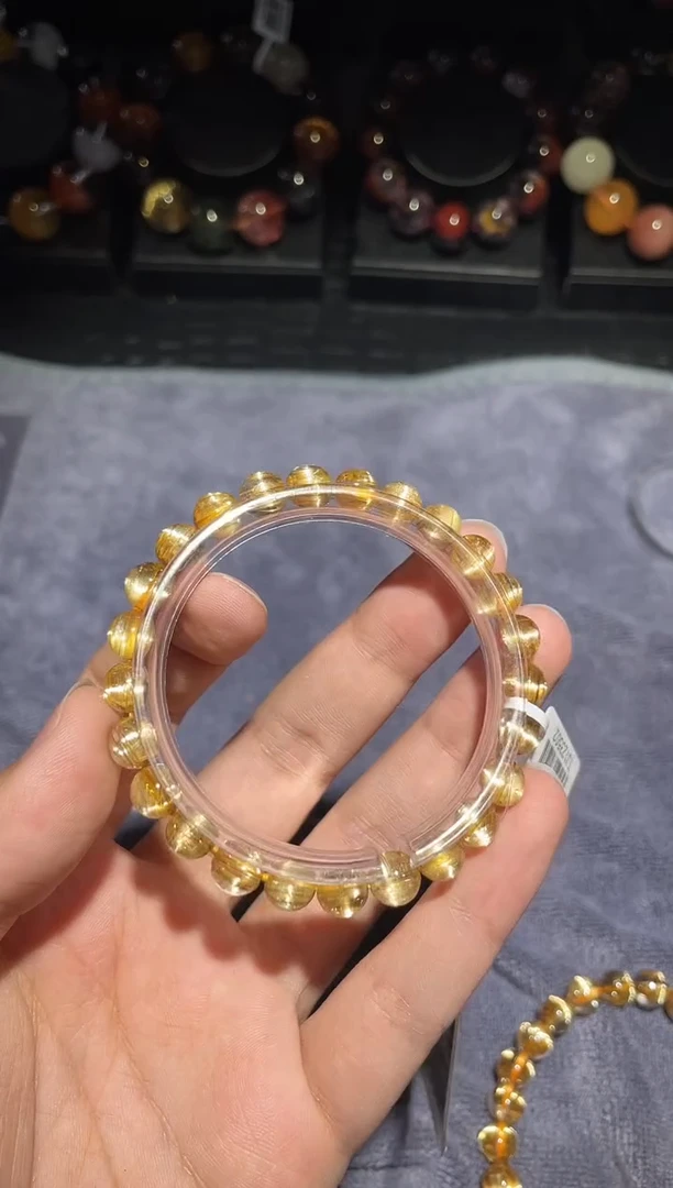 【闪购商品】水晶手链未镶嵌钛晶单圈A7.5（多样性发其一）