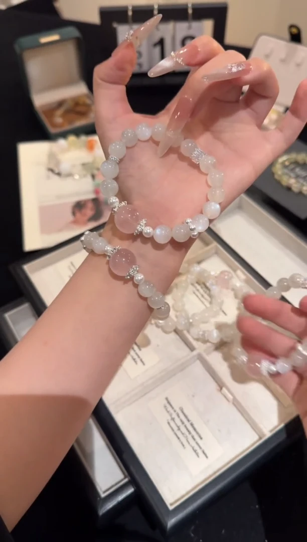 水晶手链合金蓝月光x2122