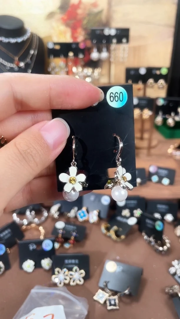 合金925银锆石豆660