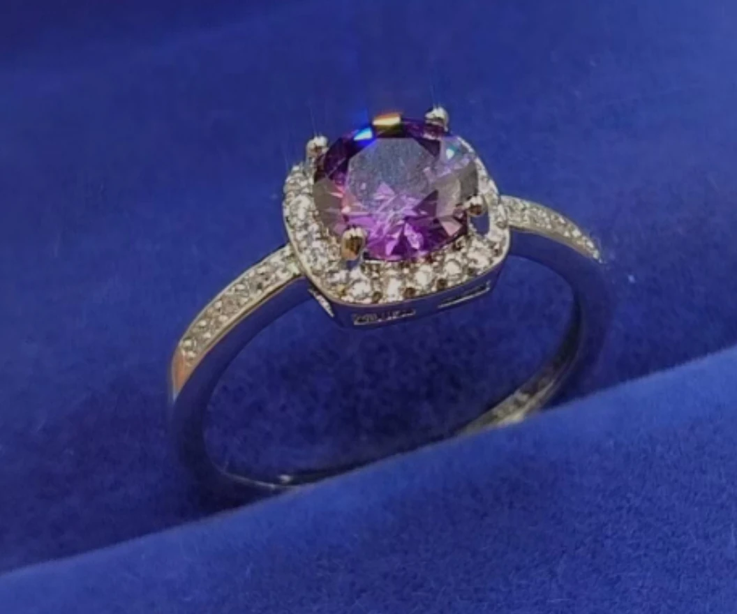 925银戒指 斯里兰卡1克拉戒指15-68-59