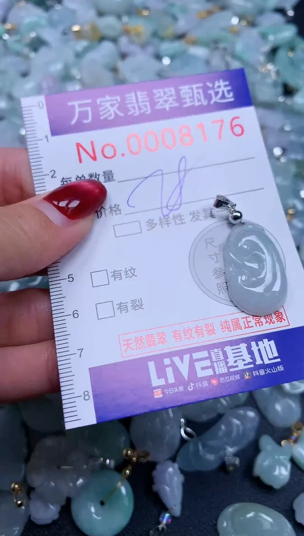 颈饰未镶嵌翡翠8176