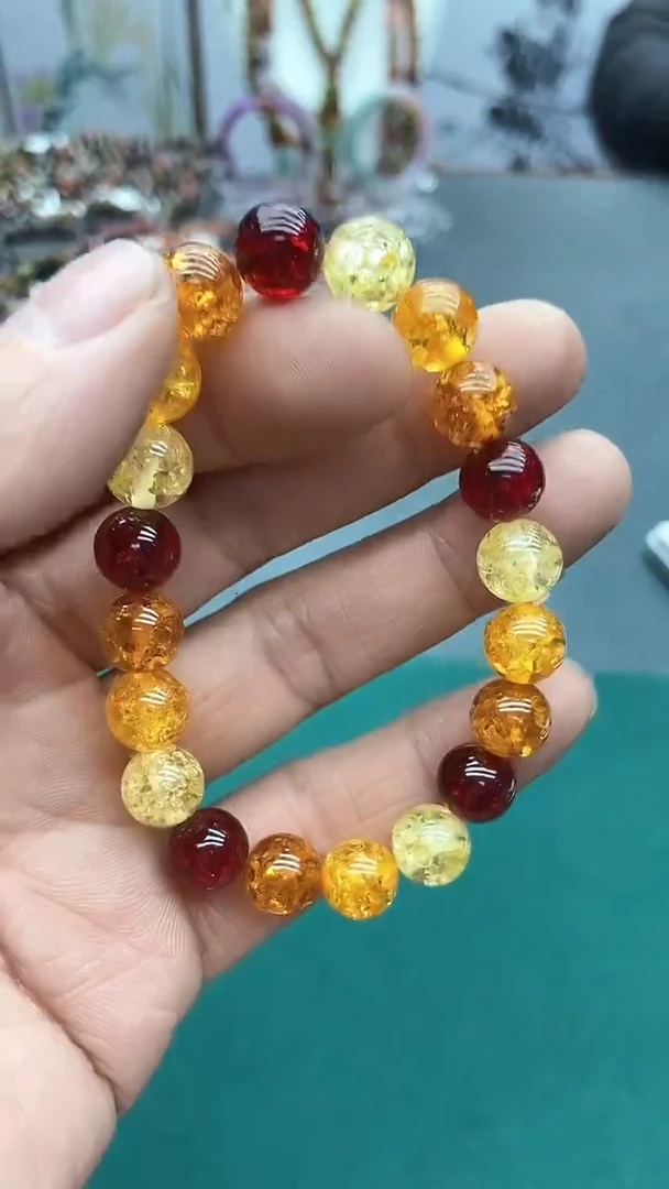 【闪购商品】琥珀（花珀）手串未镶嵌A934 手串