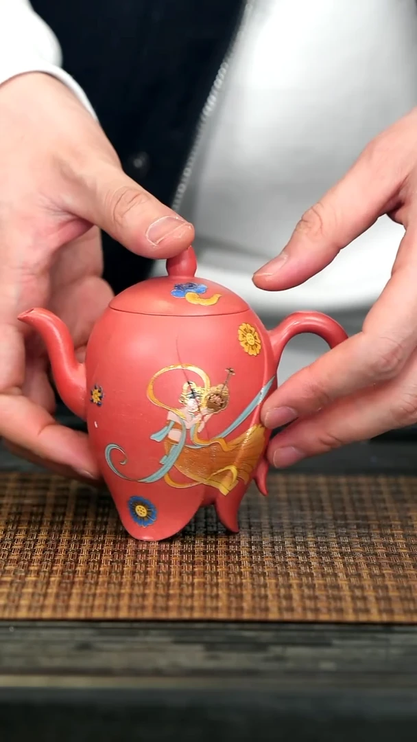 【闪购商品】紫砂茶壶20玉兰 白泥