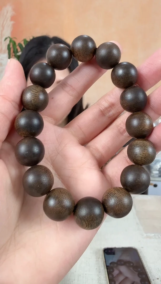 沉香沉香碎屑万*路19沉香沉水浮圆珠单圈卡1.4多样性发其一