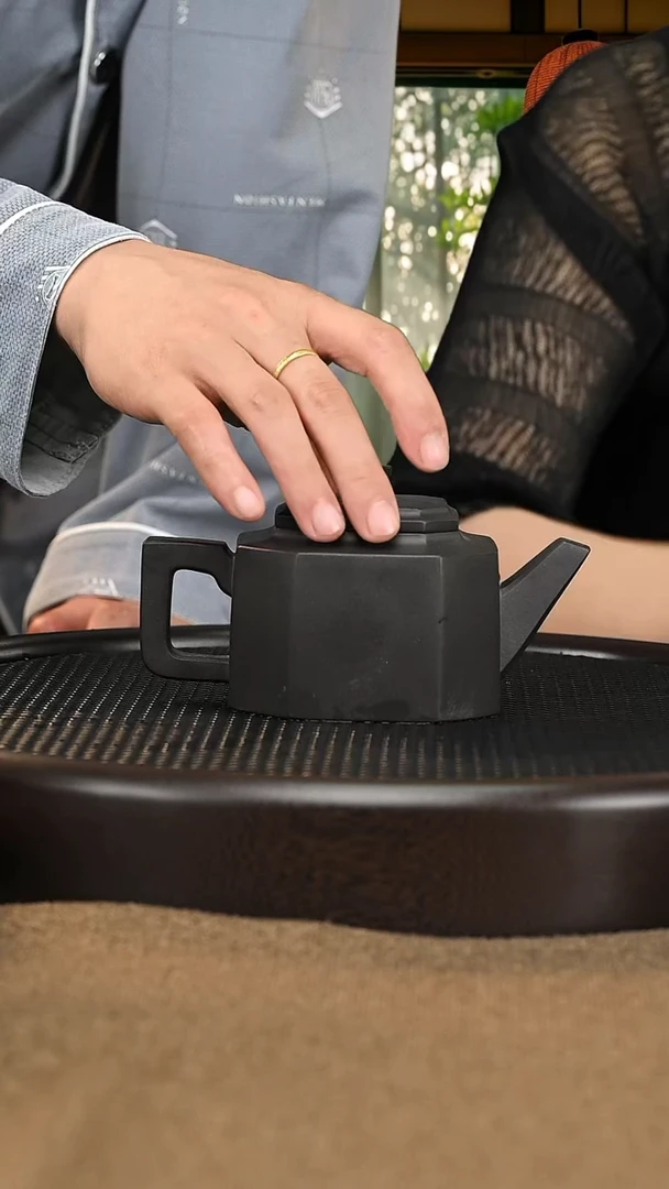 茶壶紫砂全手工方器八方捂灰