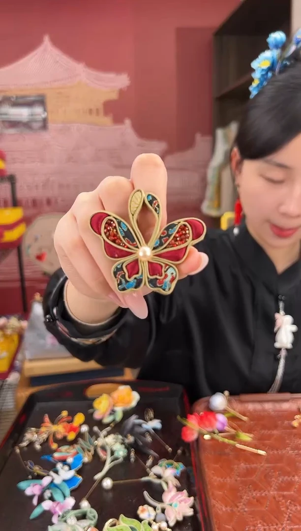 【闪购商品】刺绣苏绣世家非遗手工（胸针）