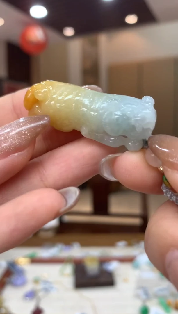 吊坠(不含链)未镶嵌翡翠老虎
