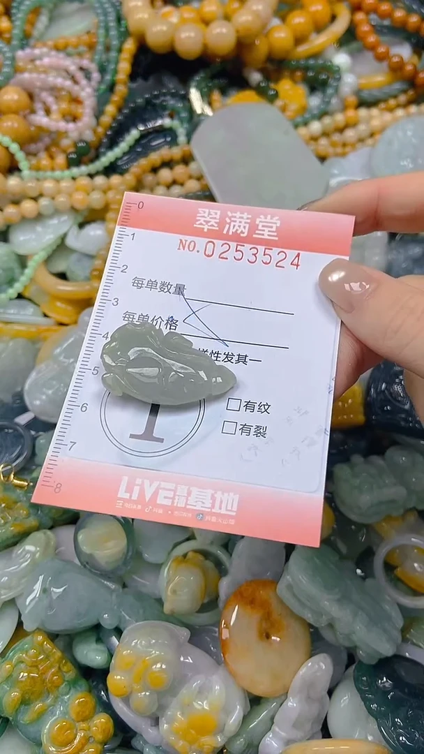 未镶嵌挂件翡翠闪购0253524