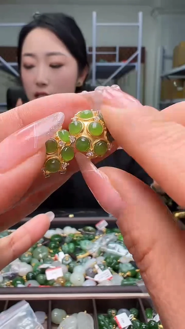 颈饰银S925镶嵌和田玉(多样性发货.发其一)12.16.91