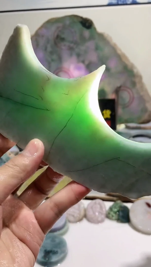 裸石翡翠0蒙0翡翠珠宝693