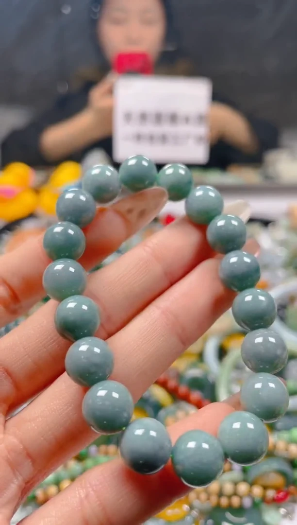 【闪购商品】翡翠颈饰未镶嵌10MM/R/翡翠A货一图一物